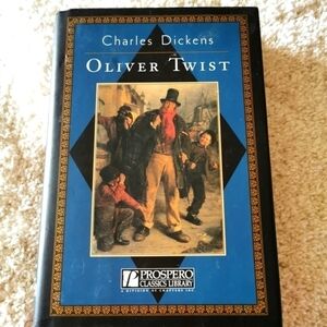 HARD cover Charles Dickens Oliver twist book